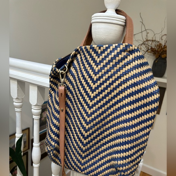 Handbags - Chevron Woven Tote Bag